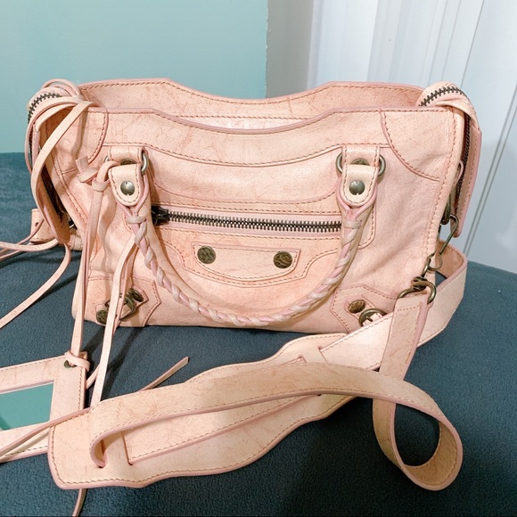 Balenciaga Handbags - Balenciaga Mini City Pink